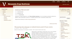 Desktop Screenshot of neutrino.fuw.edu.pl