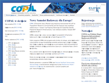 Tablet Screenshot of copal.igf.fuw.edu.pl
